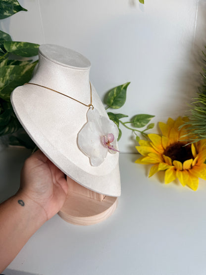 Phalaenopsis Orchid necklace