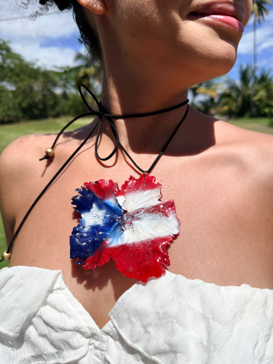 Boricua Poppy Adjustable Choker