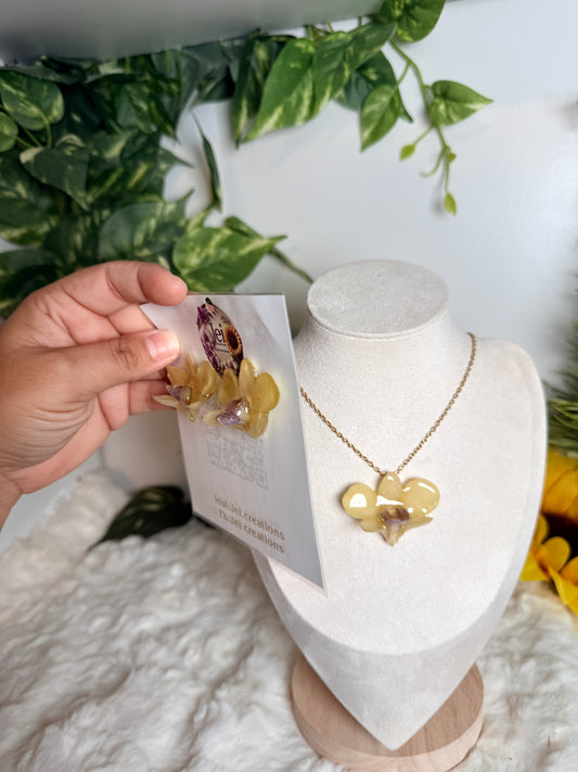 Golden Vanilla Orchid Set