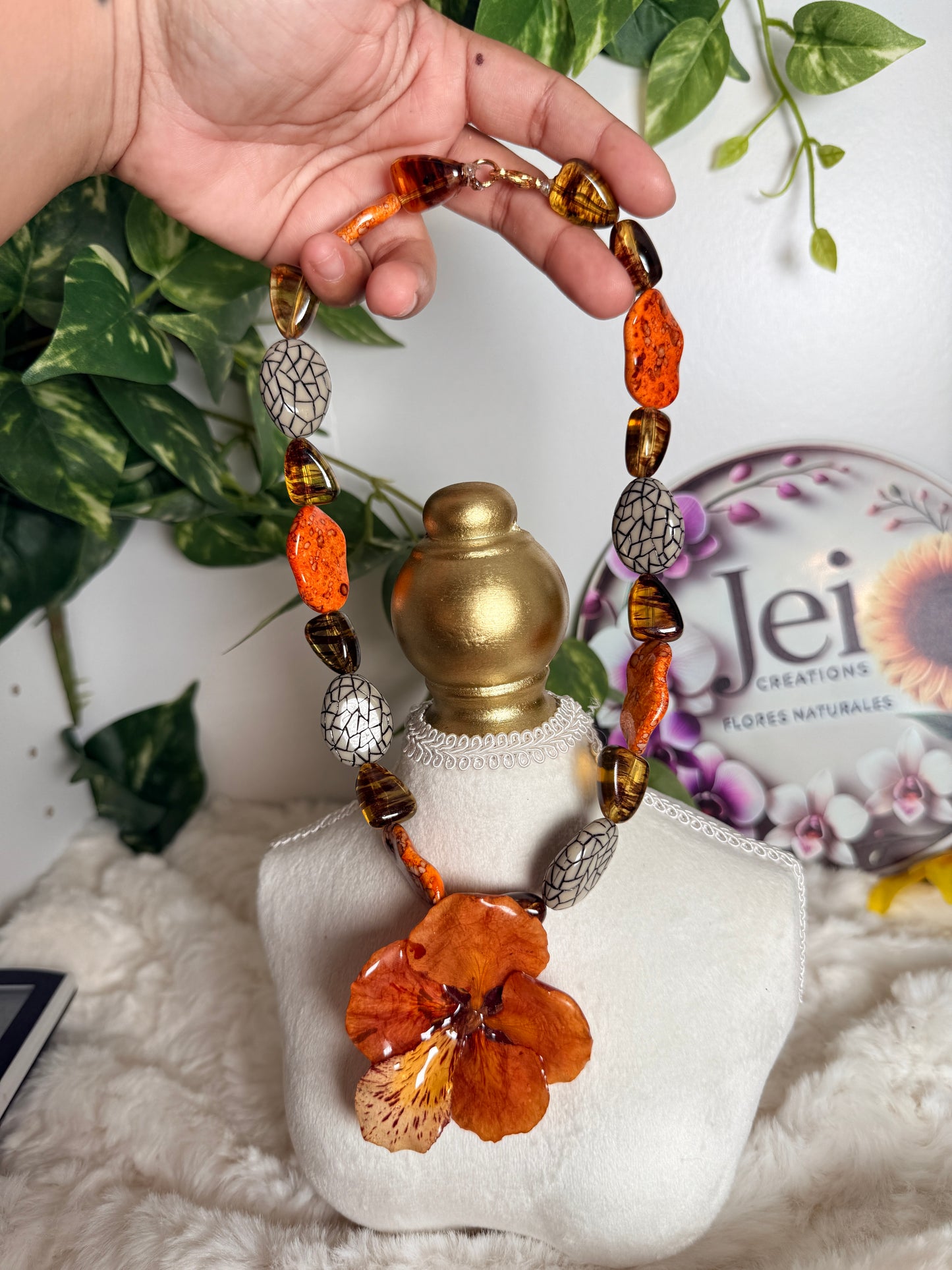 Flamboyant Bloom Statement Necklace