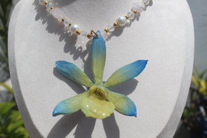 Cattleya Orchid Fancy necklace