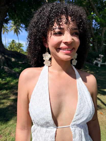 Ivory Coastal Duo Earrings