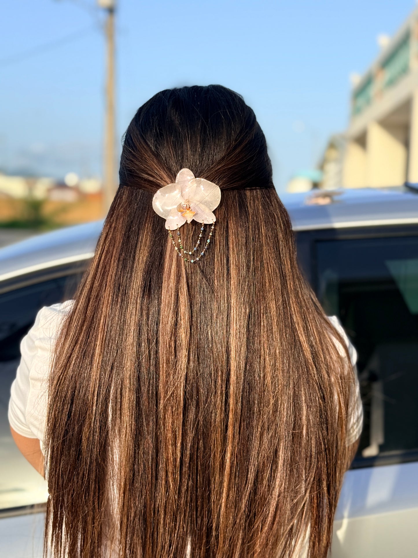 Aurora Orchid Hair Clip