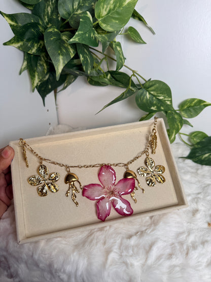 Golden Tide Charm Necklace