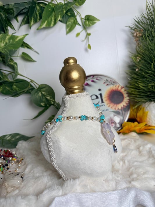 Azure Blossom Necklace