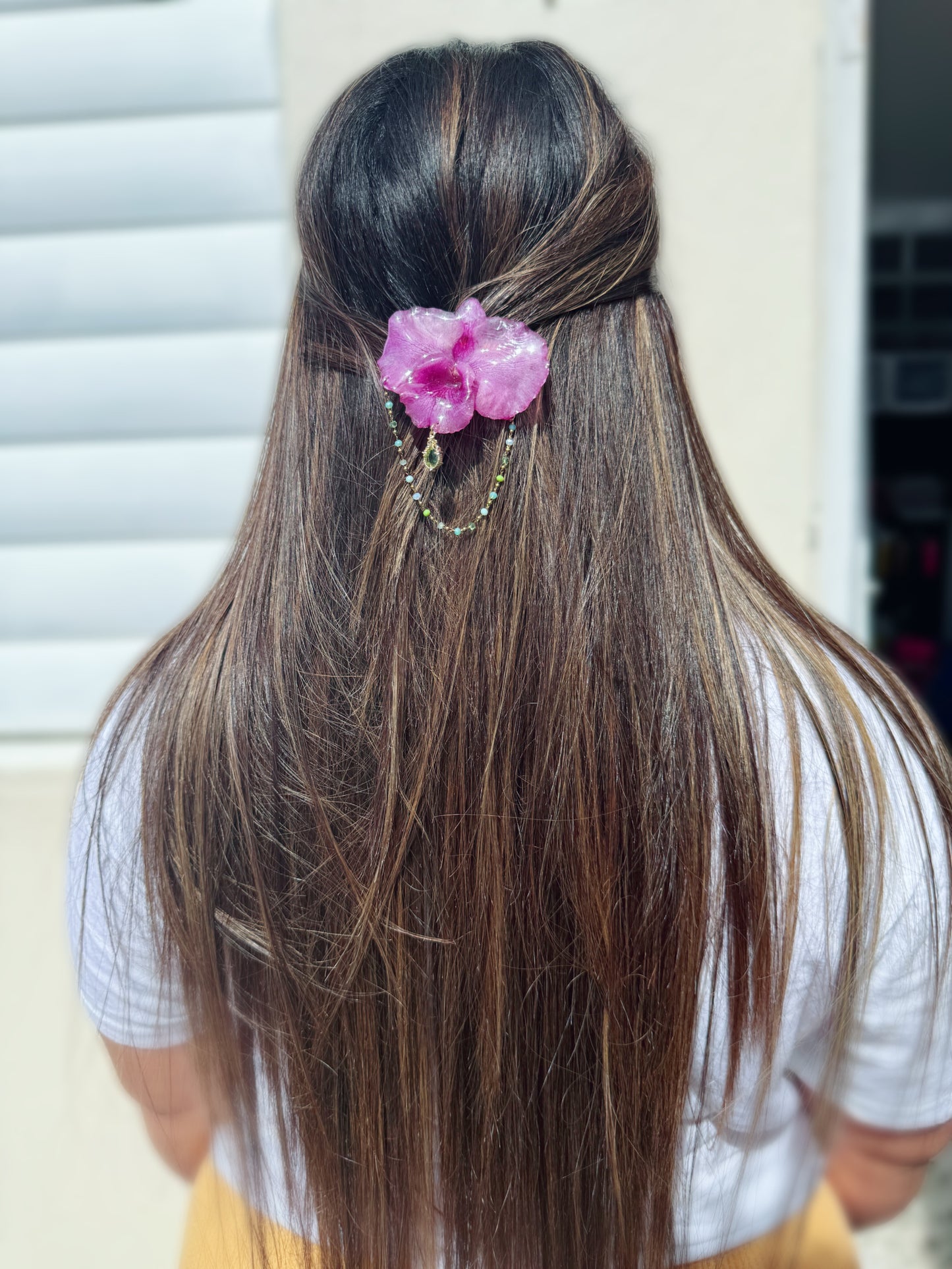 Dendrobium Orchid Hair clip