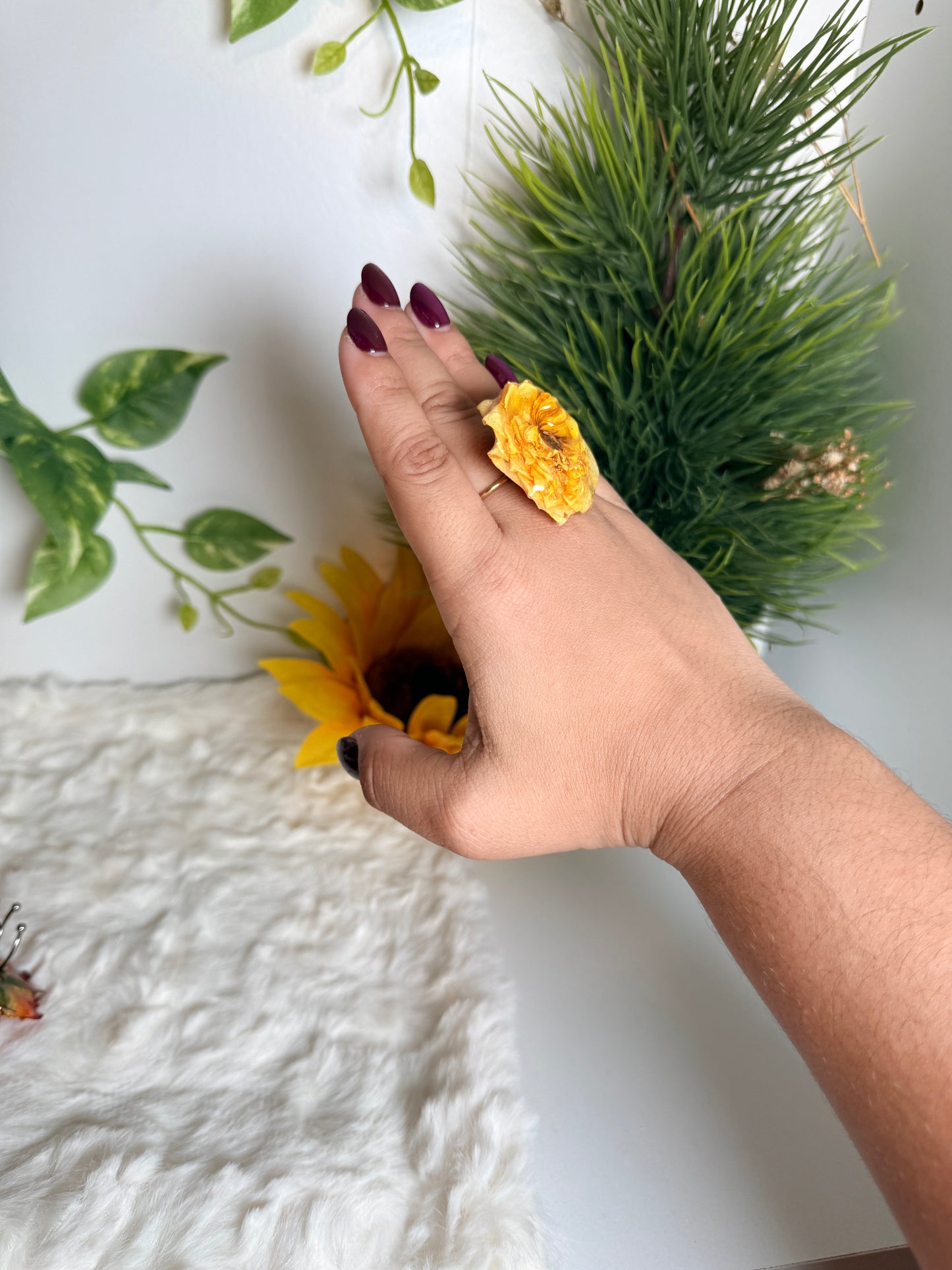 Yellow Rose ring