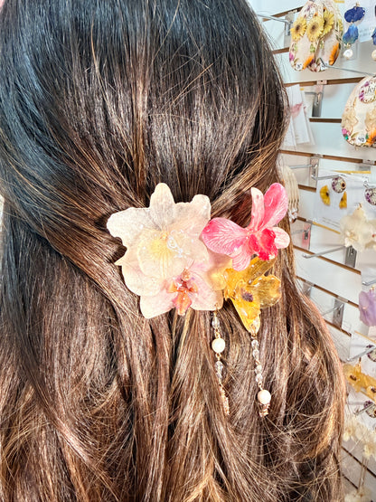 Orchid Blush Garden Hair Clip