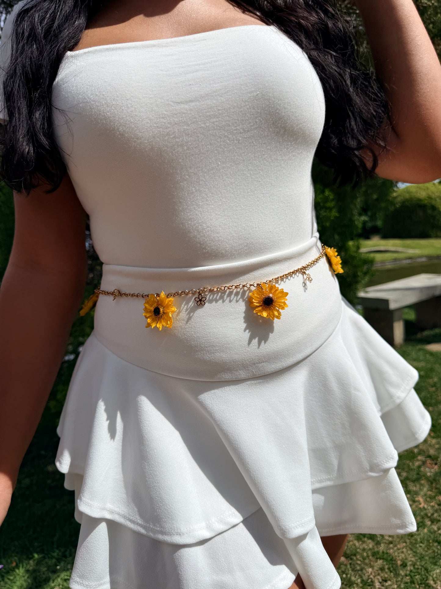 Sunlit Bloom | 2-in-1 Necklace & Waist Chain