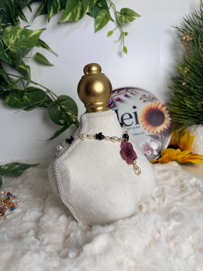 Midnight Petal Necklace