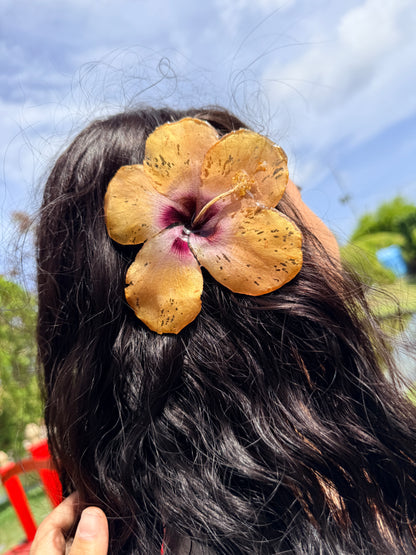 Golden Hibiscus 2-in-1 Statement Necklace