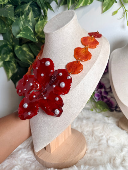 Flamboyán Poppy Pearl Necklace