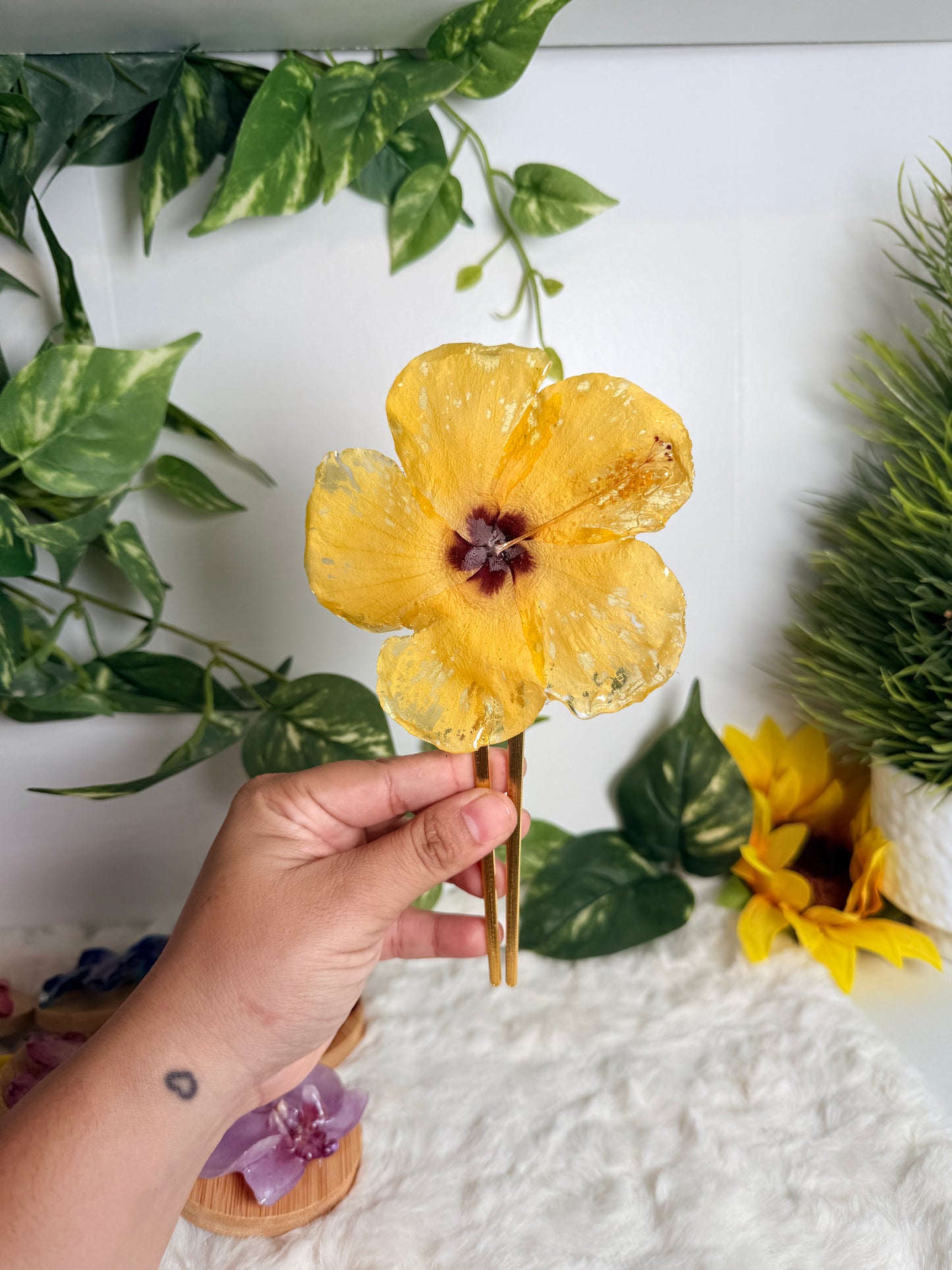 Golden Solstice Hair Fork