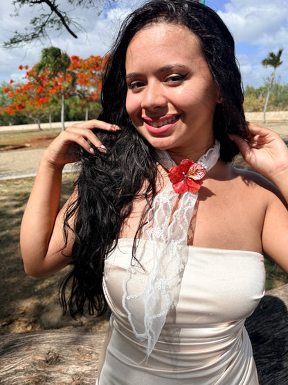 Flamboyán Lace Scarf