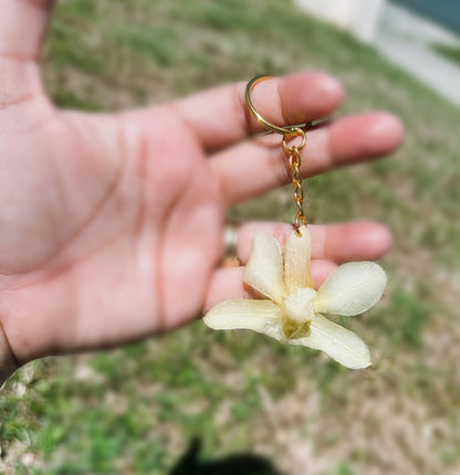 Orchid Keychain