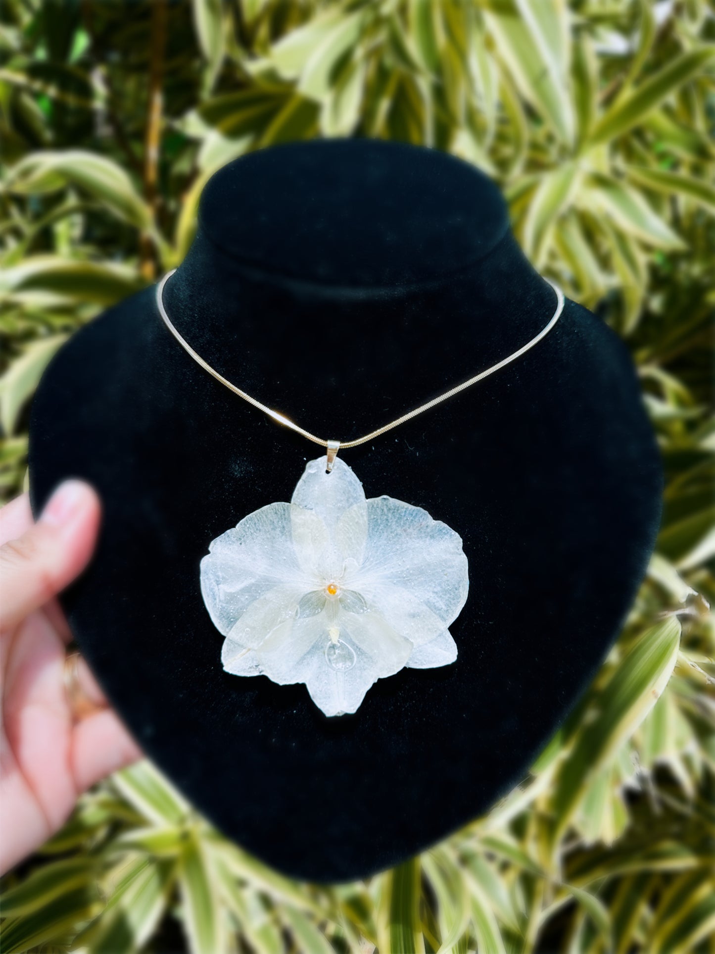 Phalaenopsis Orchid necklace