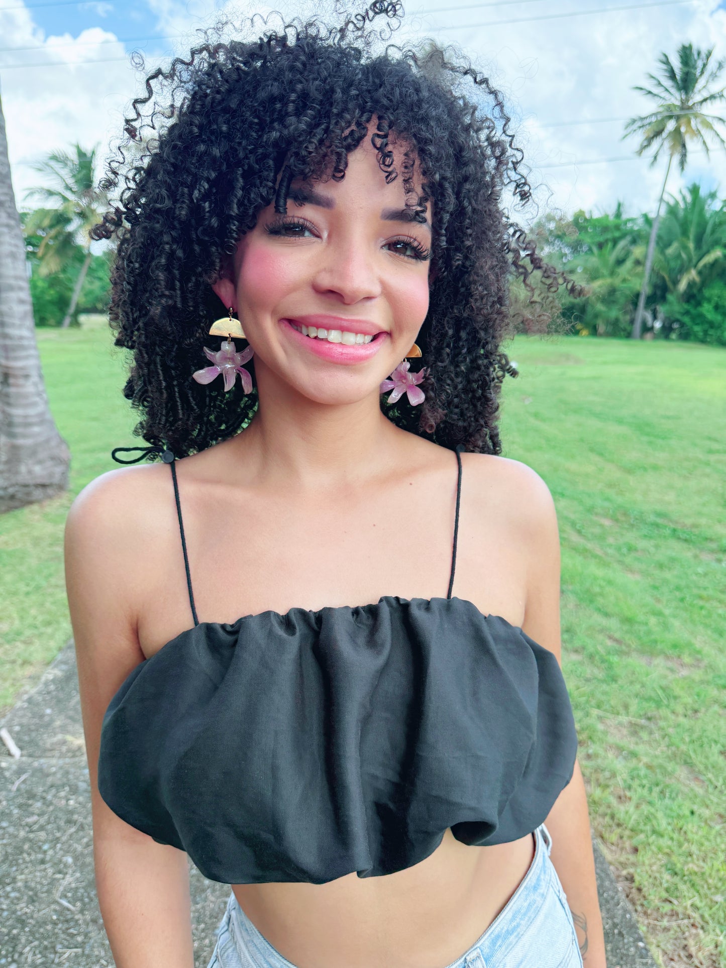 Fancy Dendrobium earings