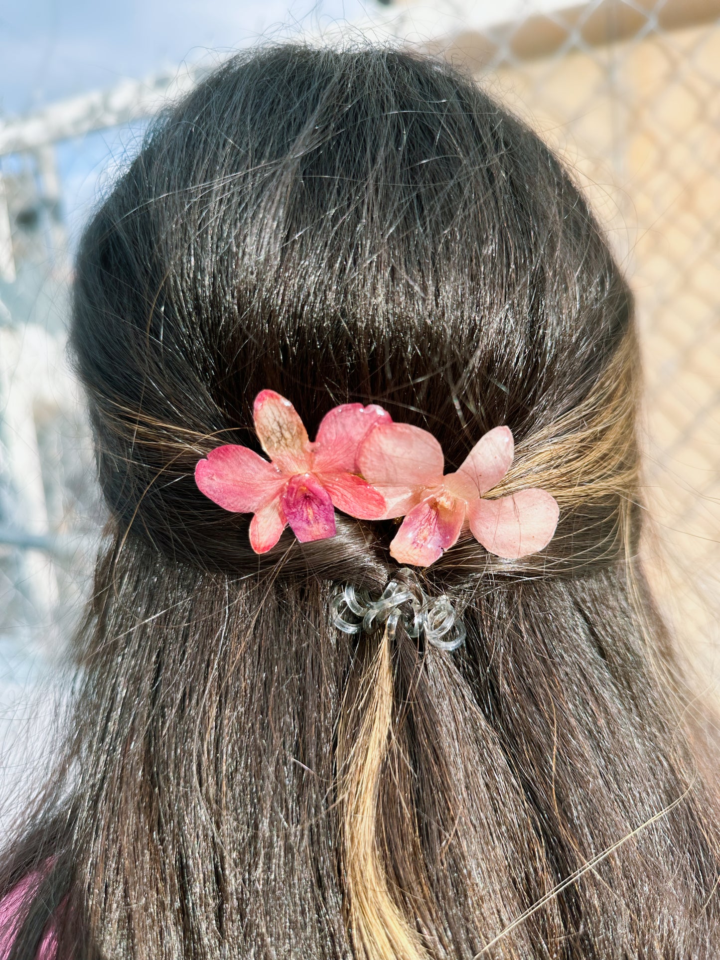 Orchid Hair Comb