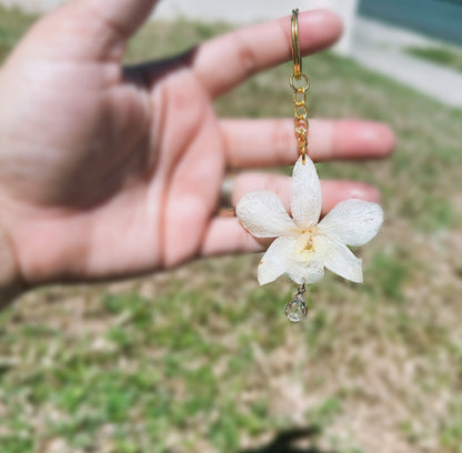 Orchid Keychain