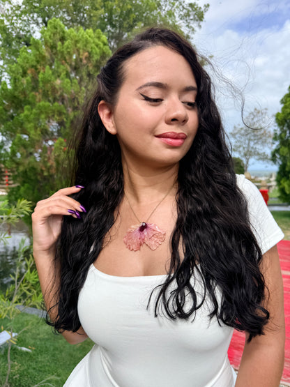 Ocean Bloom Whale Tail Necklace