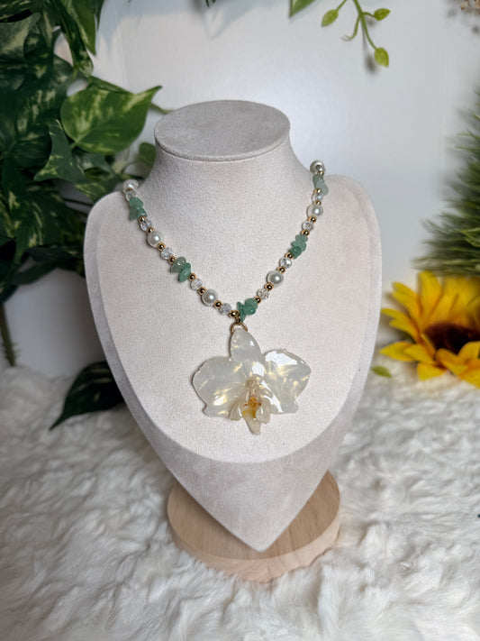 Moonlight Orchid Necklace