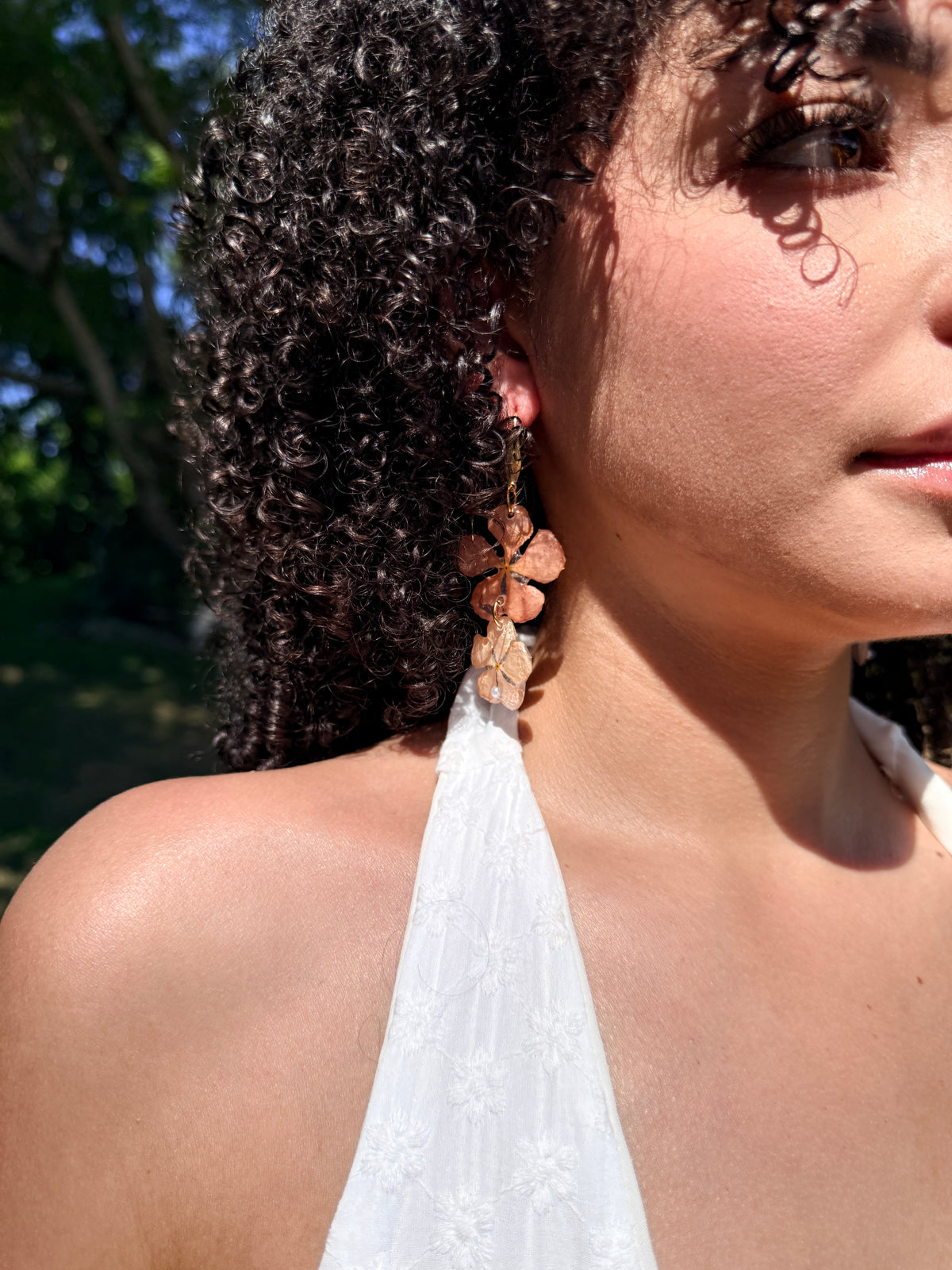Blush Coastal Cascade Earrings