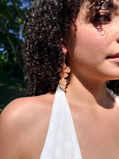 Blush Coastal Cascade Earrings