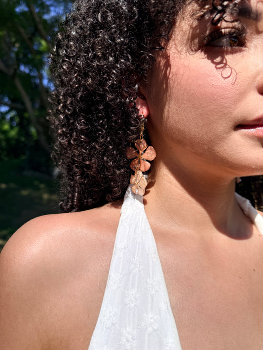 Blush Coastal Cascade Earrings