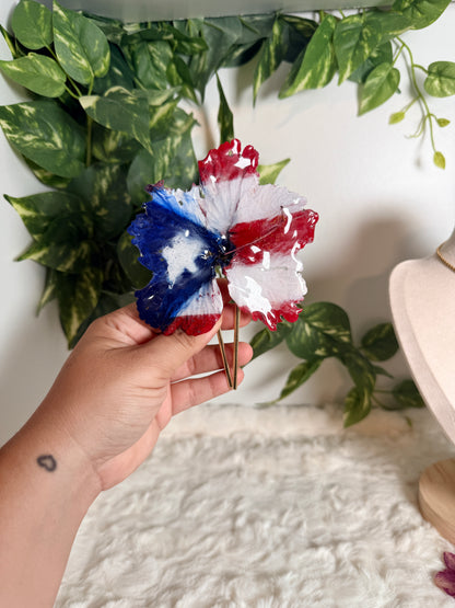 Borinquen Bloom Hair Fork 🇵🇷