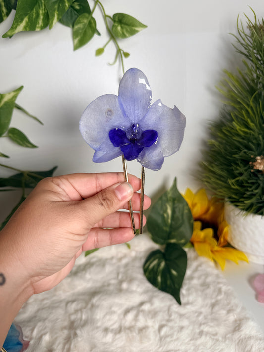 Lavender Mist Orchid Hair Fork