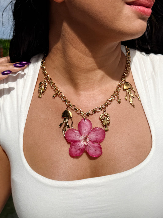 Ocean Treasure Charm Necklace