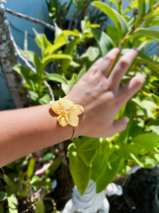 Yellow Orchid brazalete