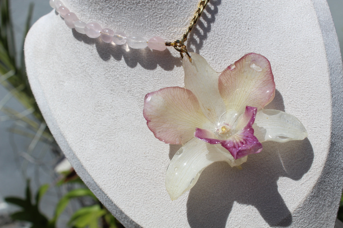 VIP Dendrobium Orchid necklace