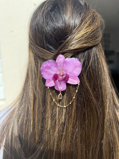 Dendrobium Orchid Hair clip