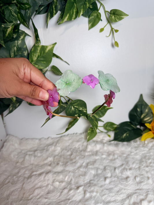 Pastel Hydrangea Crown