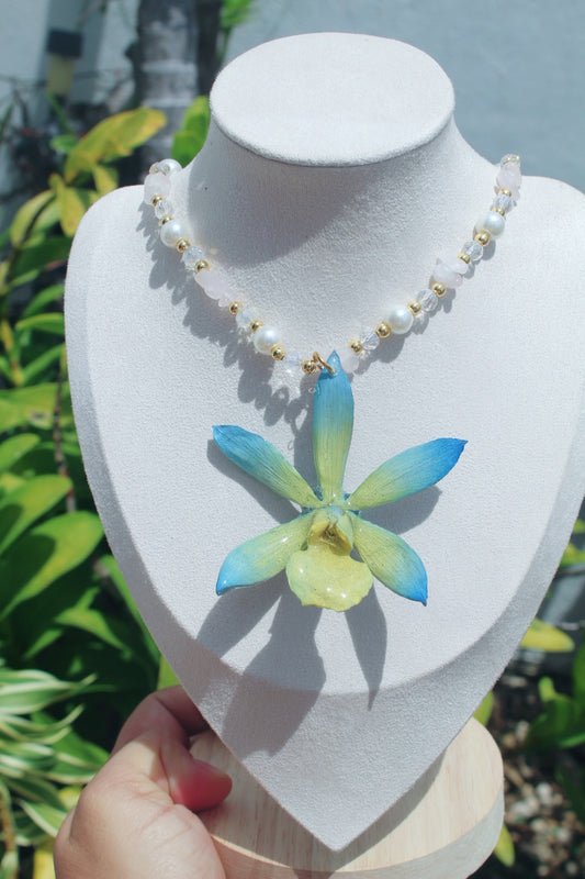 Cattleya Orchid Fancy necklace