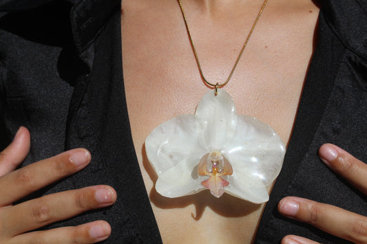 Phalaenopsis Orchid necklace