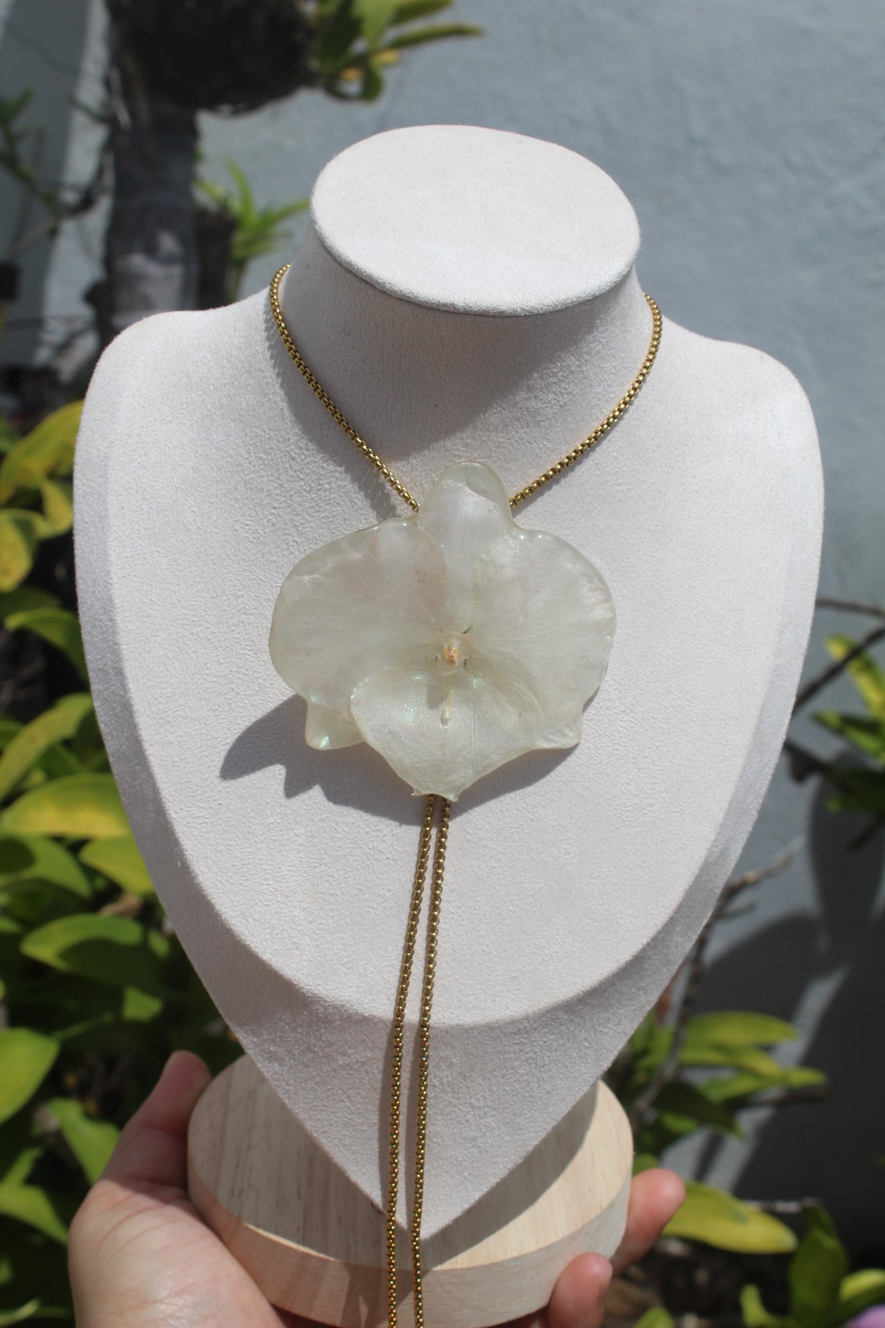 Phalaenopsis Orchid necklace