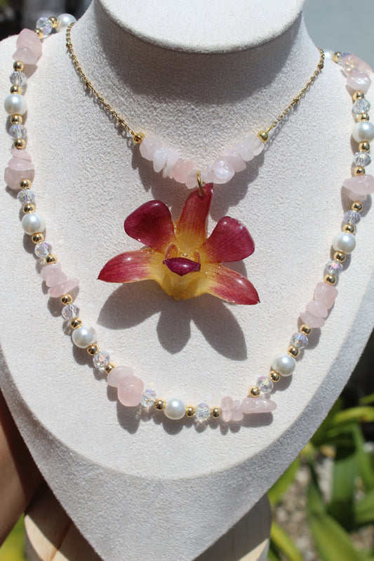 Fairy Orchid VIP set necklace