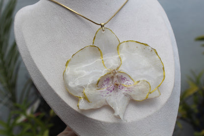 Big Phalaenopsis Orchid necklace