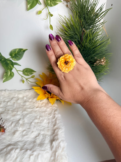 Yellow Rose ring