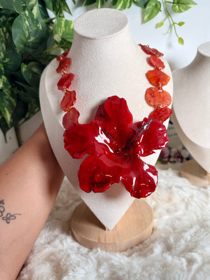 Amapola de Flamboyán Necklace