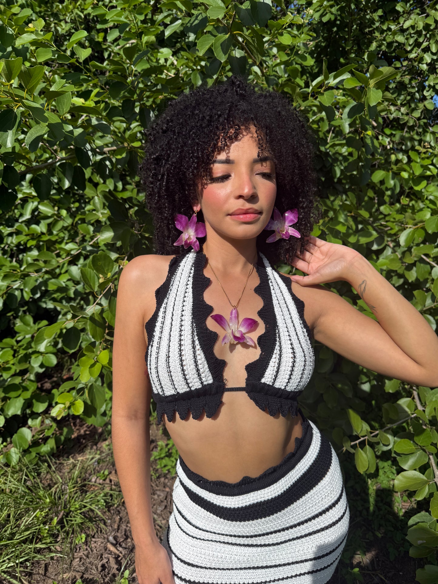 Dendrobium Orchid floral  Set