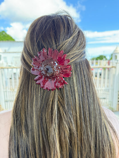 Big gerbera Hair clip