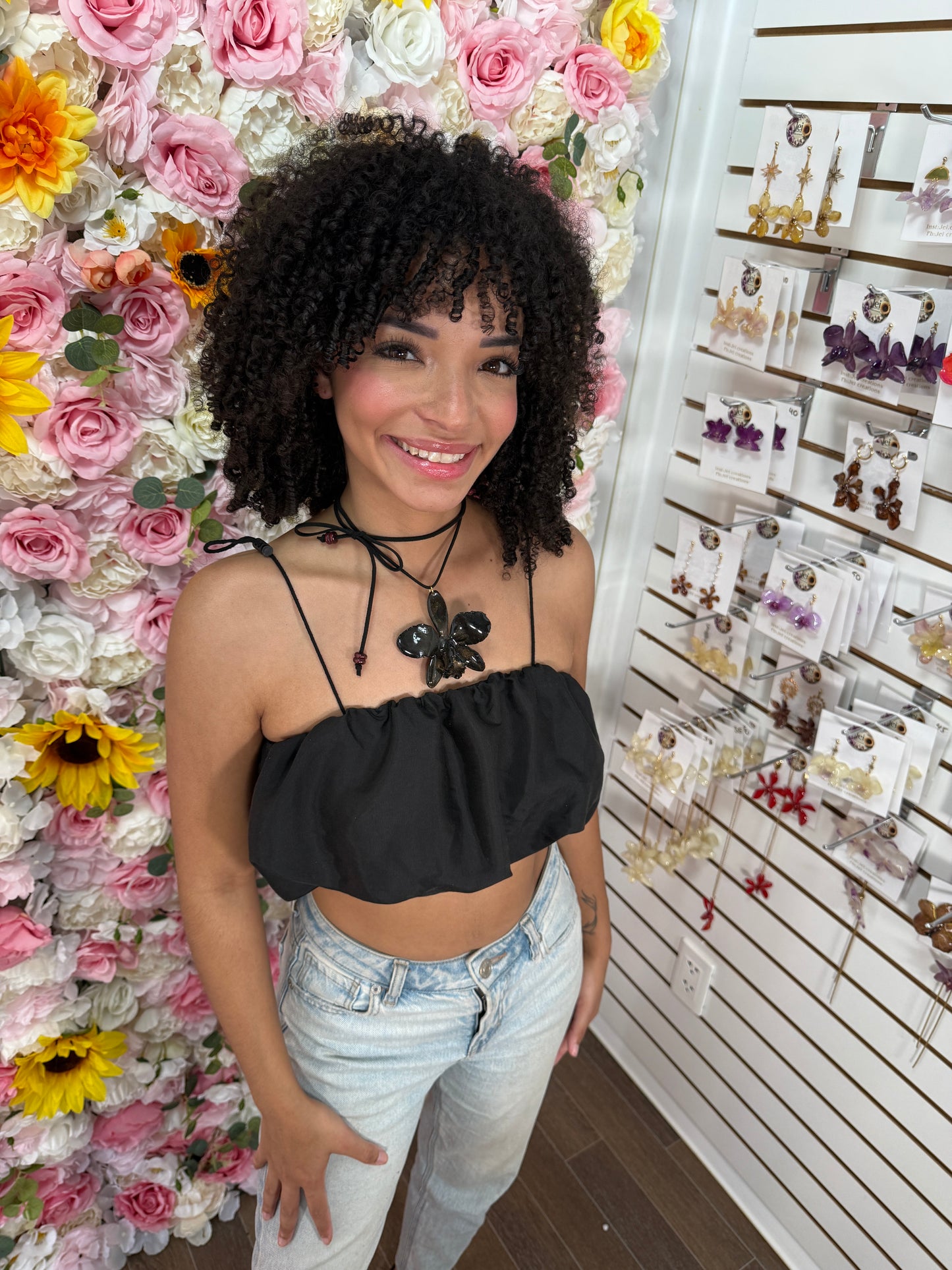 Mini Cattleya Orchid Choker