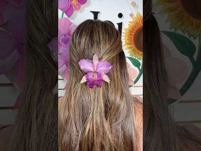 Cattleya Orchid Hair clip